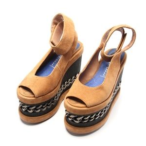 Jeffrey Campbell Chain Platform Suede